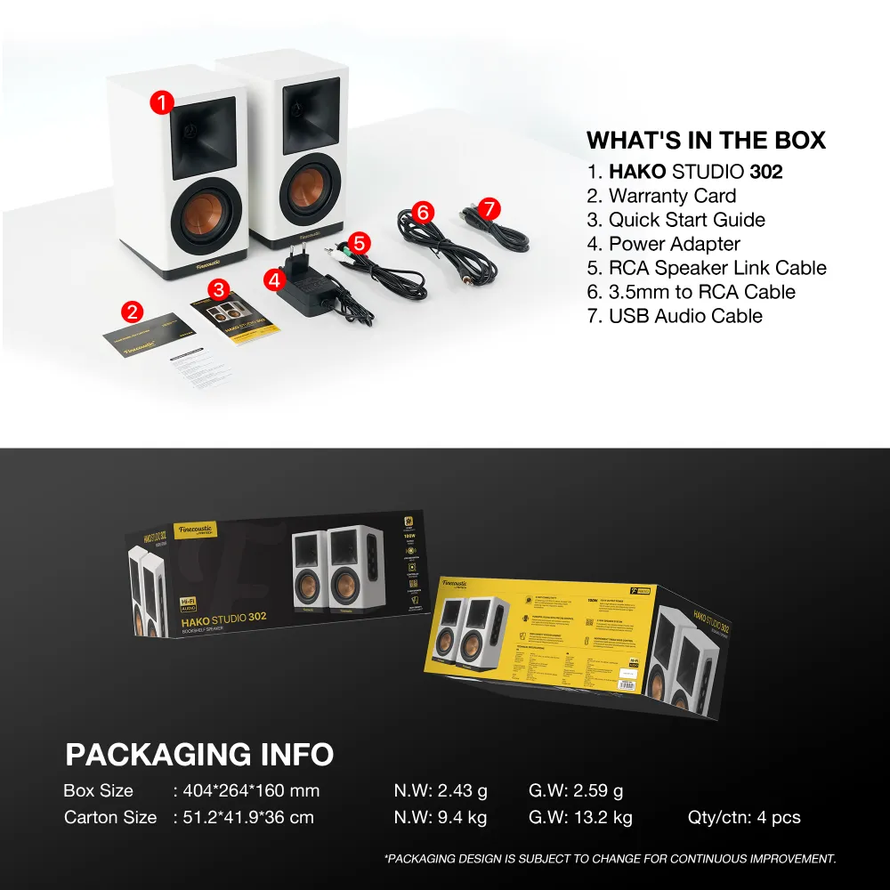 Bluetooth zvucnik Fantech FBB302 Hako Studio beli