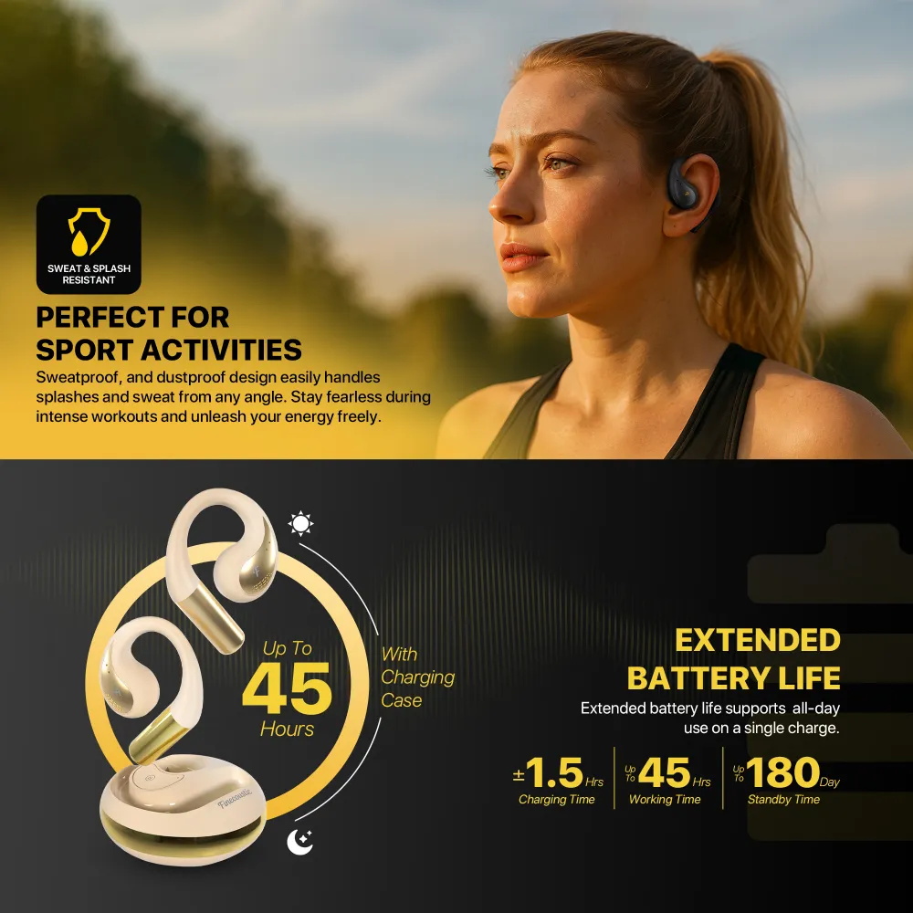 Bluetooth slusalice Fantech FT21 Groove OWS crne