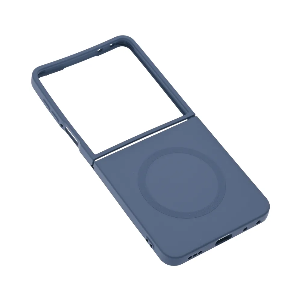 Maska Magsafe Elegant Fold za Samsung F761B Galaxy Z Flip 8 tamno plava