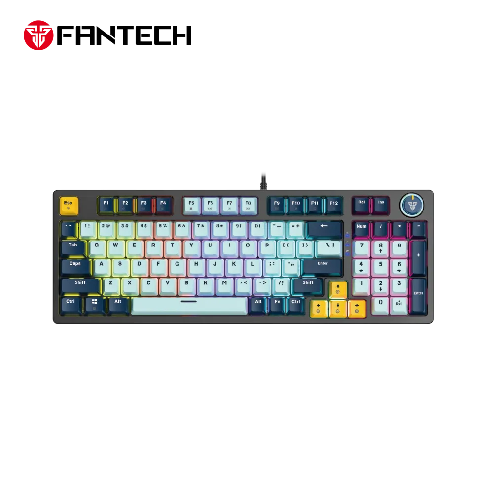 Tastatura Mehanicka Gaming Fantech MK890V2 RGB Atom MK96 SkyBlue (Taro switch)