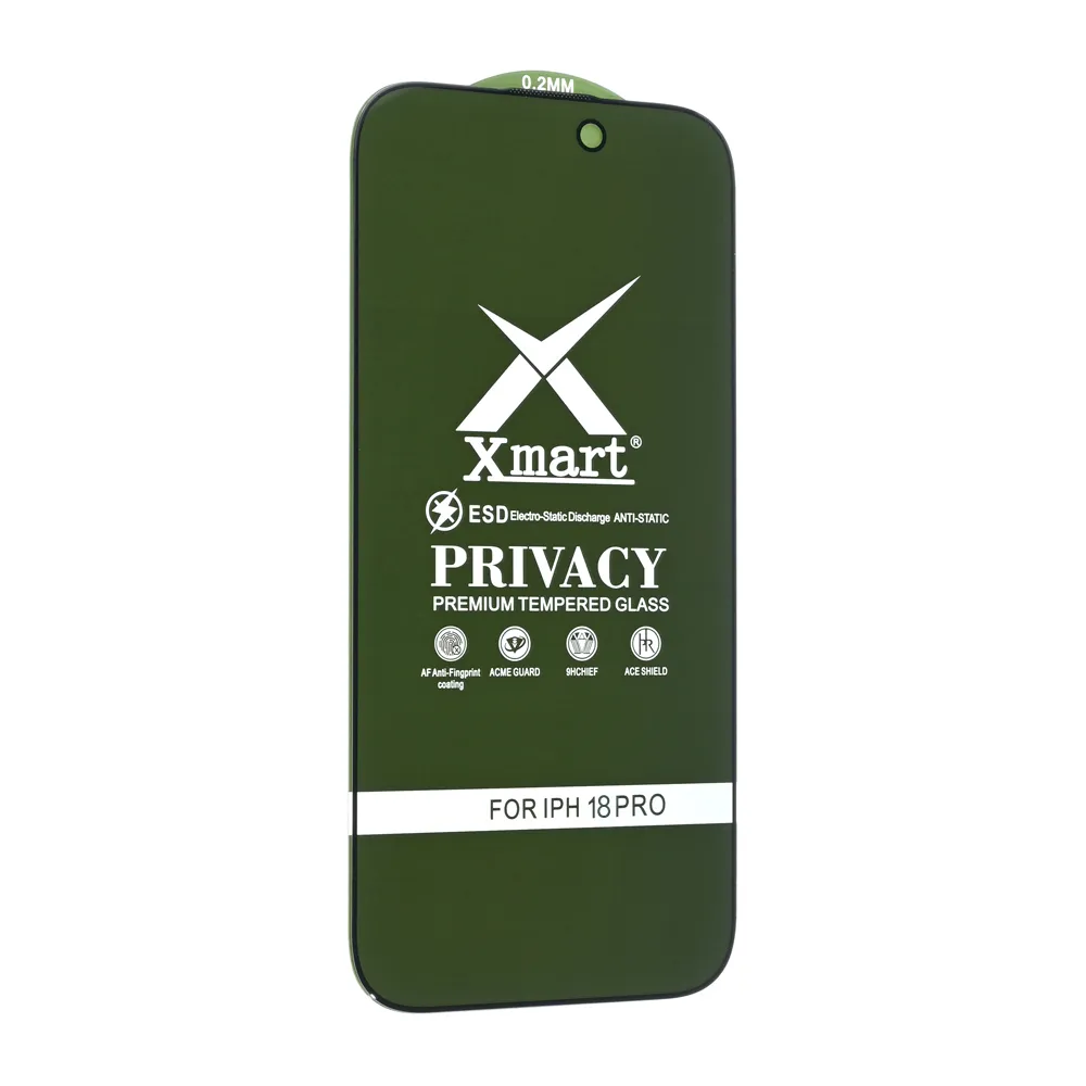 Zastitno staklo Zastitno staklo X mart 9D Privacy za iPhone 18 Pro 6.3