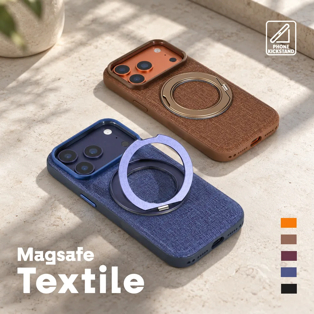 Maska Magsafe Textile za iPhone 17 6.3 plava