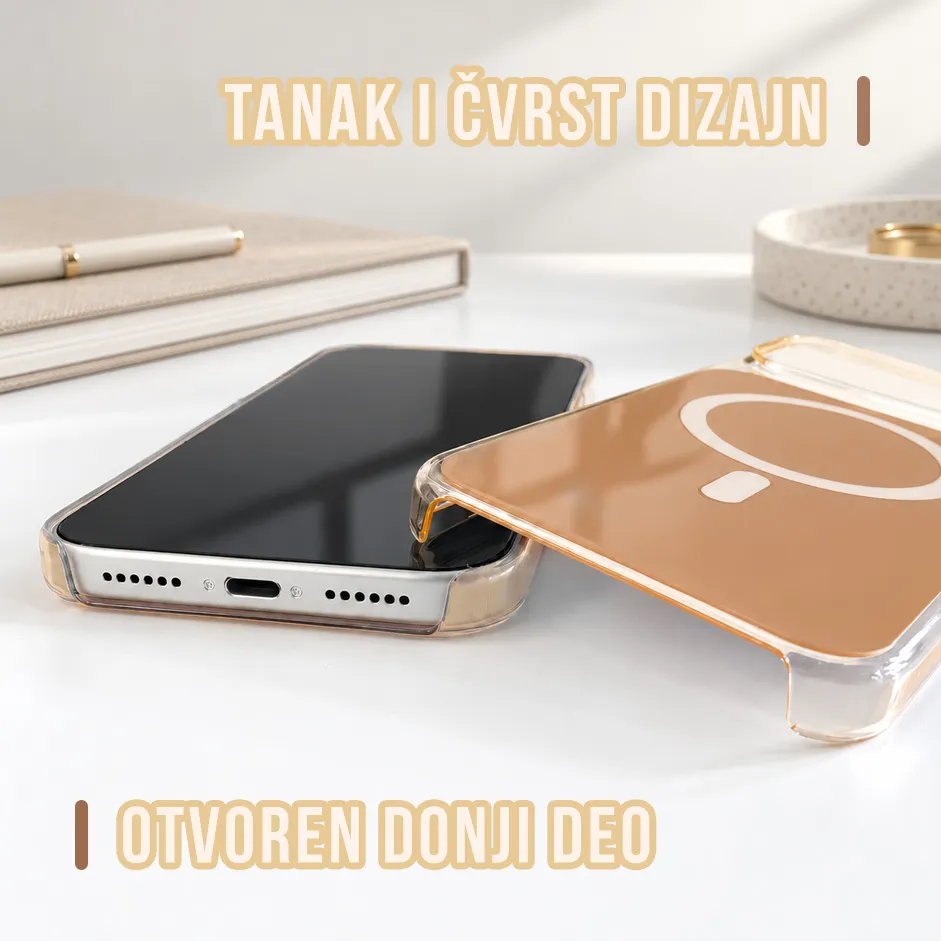 Maska Magsafe Duo Color za iPhone 15 6.1 crna