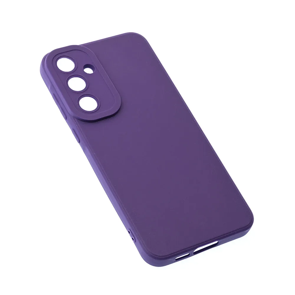 Maska Teracell Giulietta za Samsung A556B Galaxy A55 5G mat tamno ljubicasta