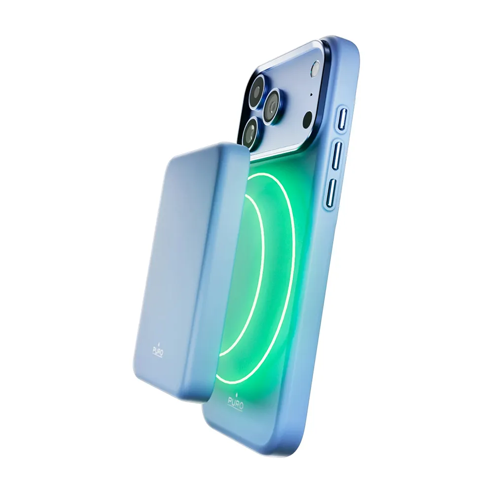 Maska Puro ICON MAG PRO za iPhone 17 Pro/18 Pro 6.3 svetlo plava
