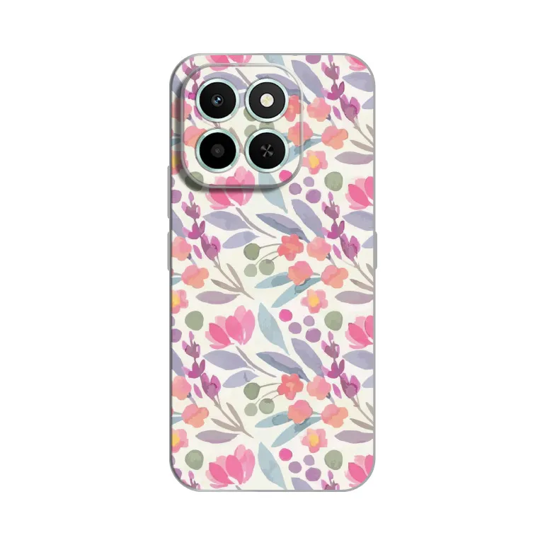 Maska Silikonska Print za Honor X6c Watercolor Flowers