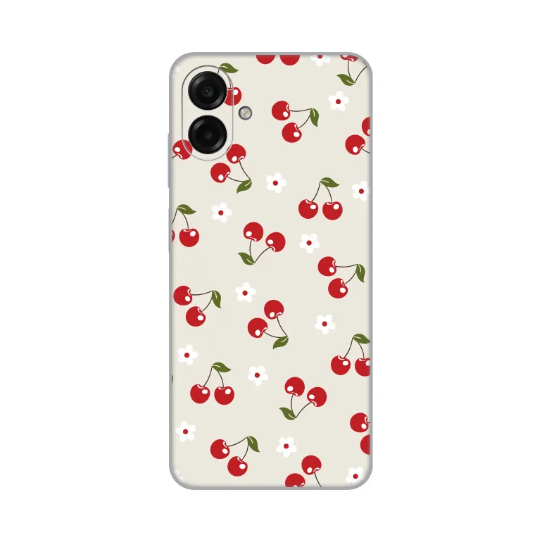 Maska Silikonska Print za Samsung A075F Galaxy A07 Cherry and Flowers