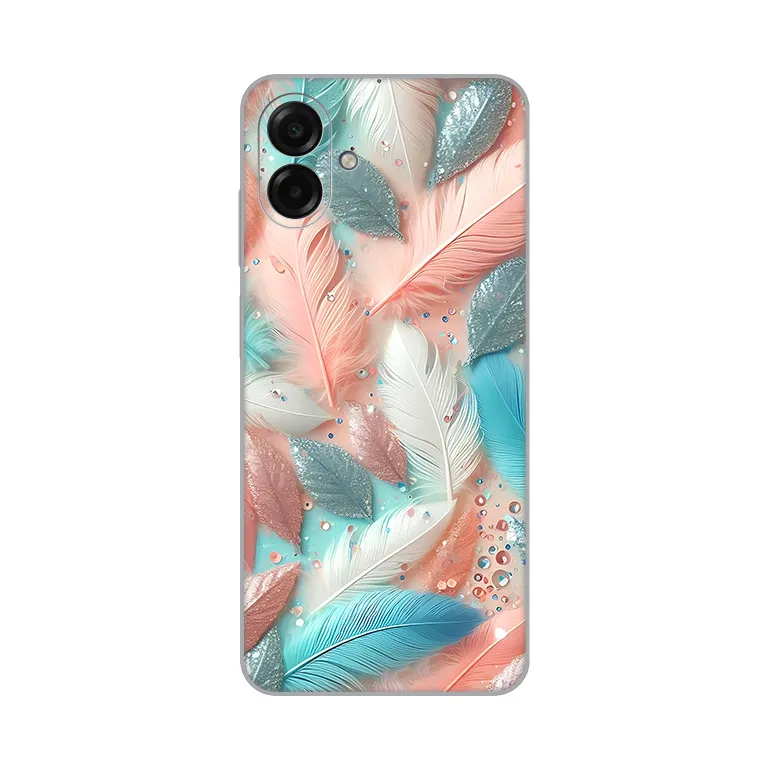 Maska Silikonska Print za Samsung A075F Galaxy A07 Pastel Feathers