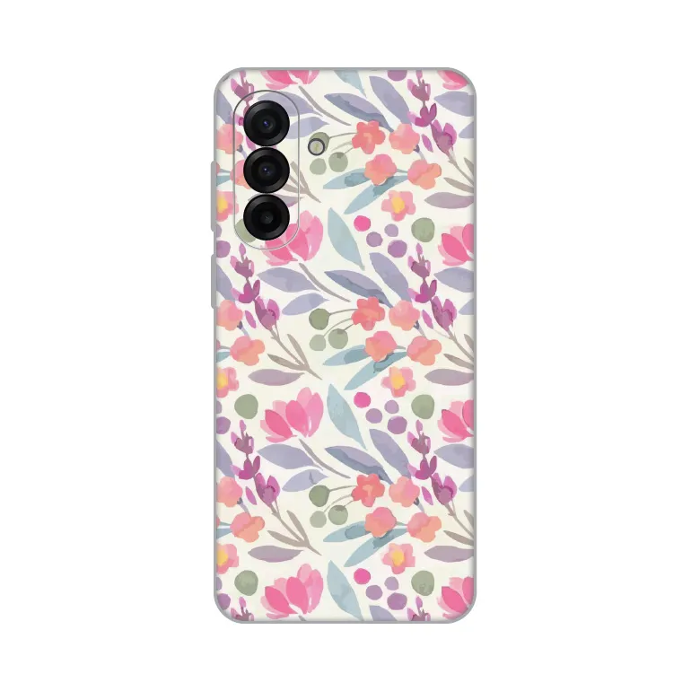 Maska Silikonska Print za Samsung A175F Galaxy A17 Watercolor Flowers