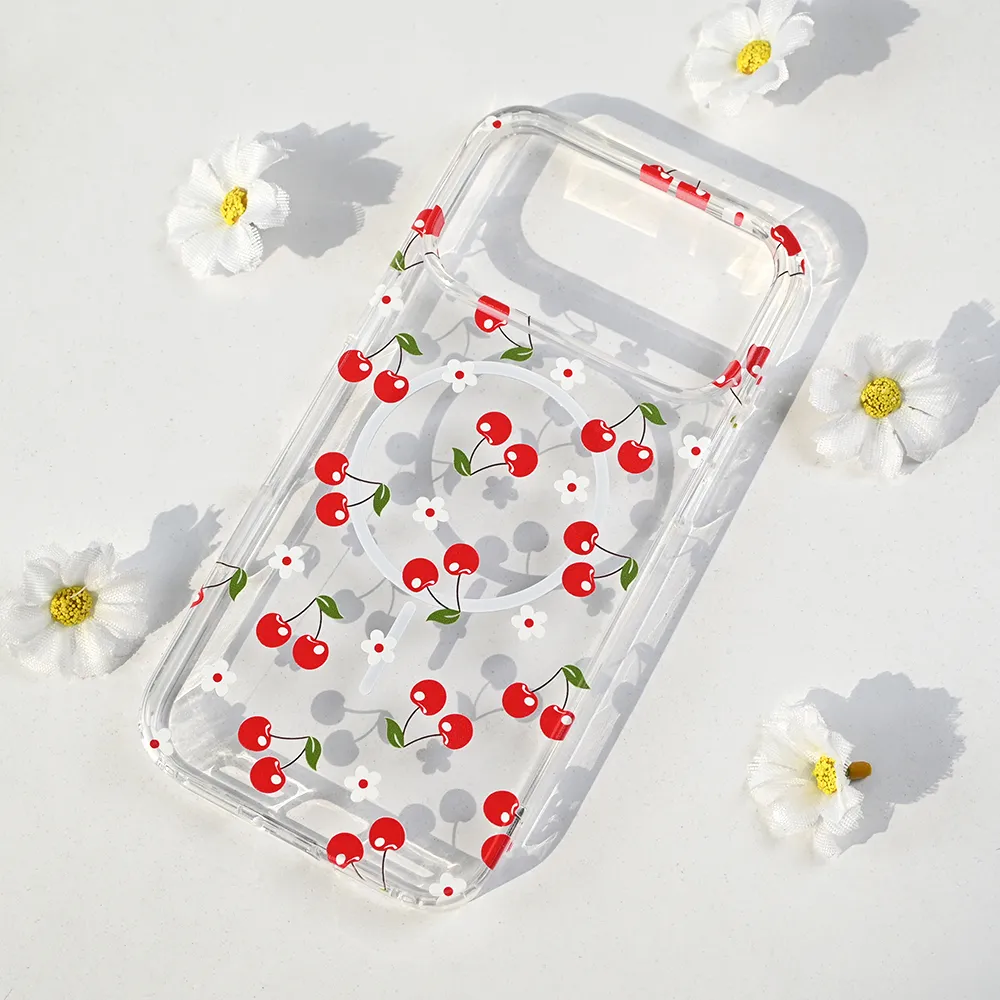 Maska Print Magsafe za iPhone 17 Pro Max 6.9 Cute Cherries
