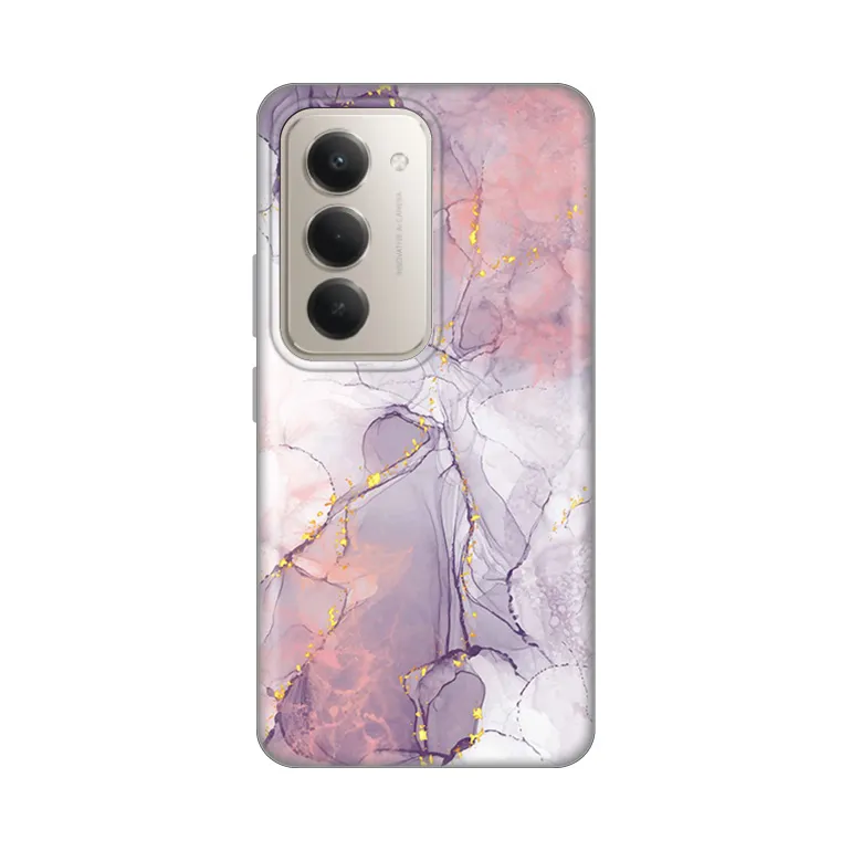 Maska Silikonska Print za Xiaomi Redmi 15 4G Pink Marble