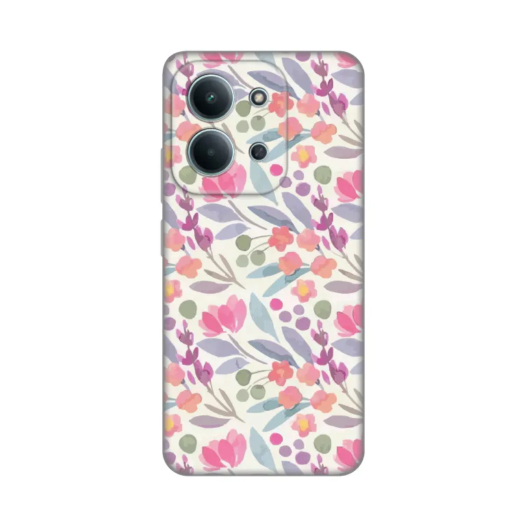 Maska Silikonska Print za Xiaomi Redmi 15C 4G Watercolor Flowers