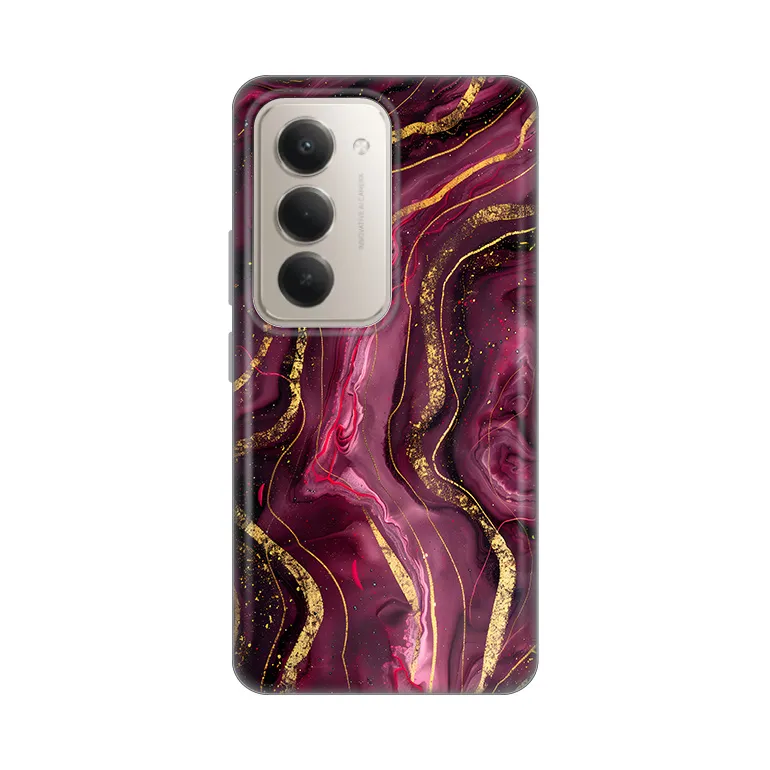 Maska Silikonska Print za Xiaomi Redmi 15 4G Burgundy