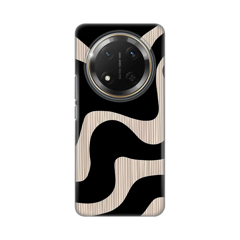 Maska Silikonska Print Skin za Honor Magic 7 Lite Black Flow