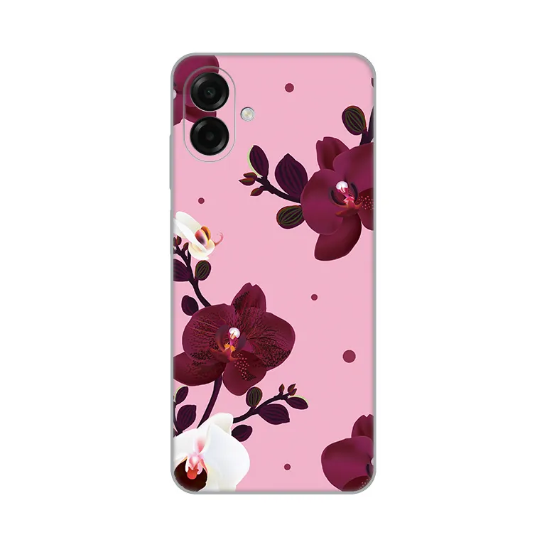 Maska Silikonska Print Skin za Samsung A075F Galaxy A07 Pink Orchid