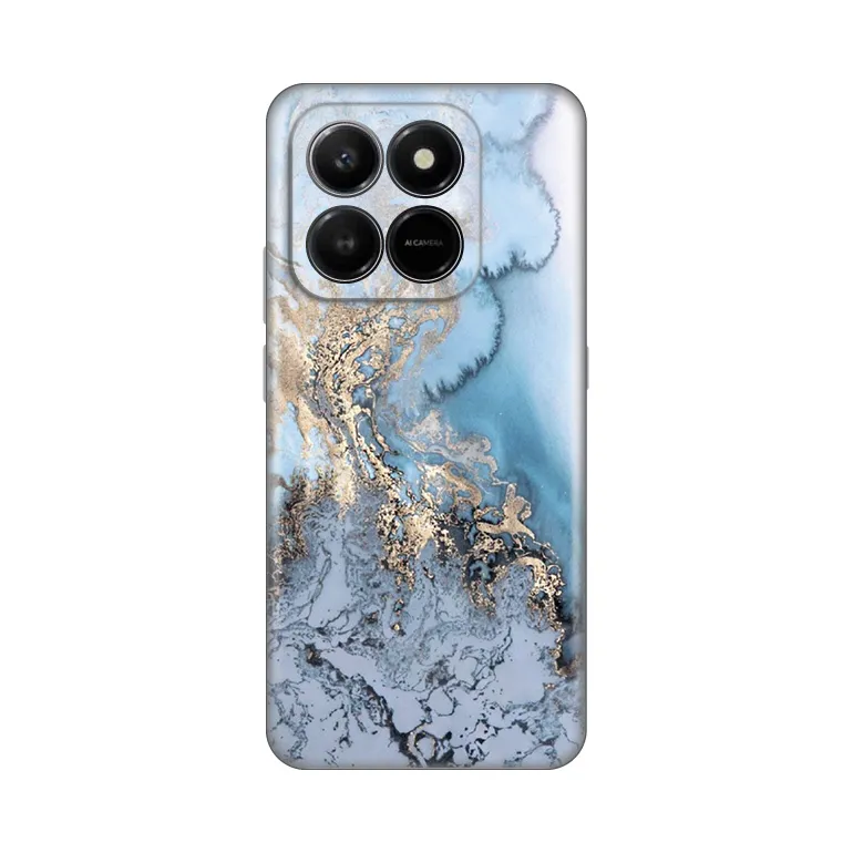 Maska Silikonska Print za Honor X7d 4G/400 Smart 5G Blue Gold Marble