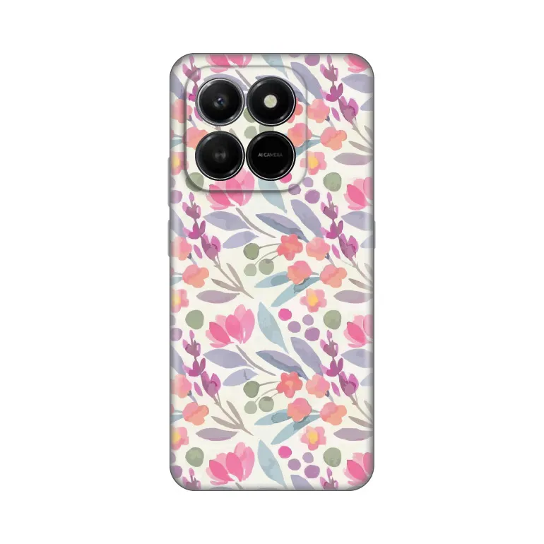 Maska Silikonska Print za Honor X7d 4G/400 Smart 5G Watercolor Flowers