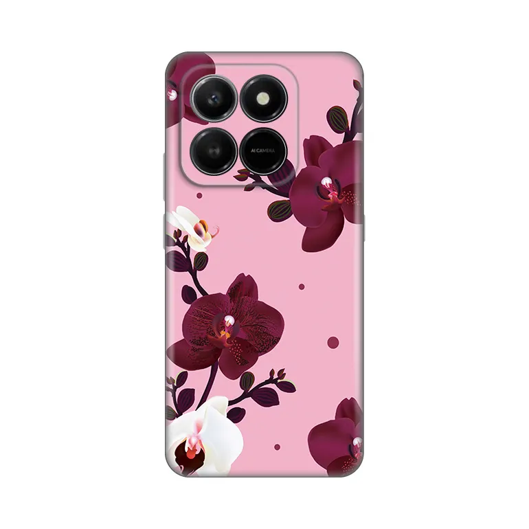 Maska Silikonska Print Skin za Honor X7d 4G/400 Smart 5G Pink Orchid