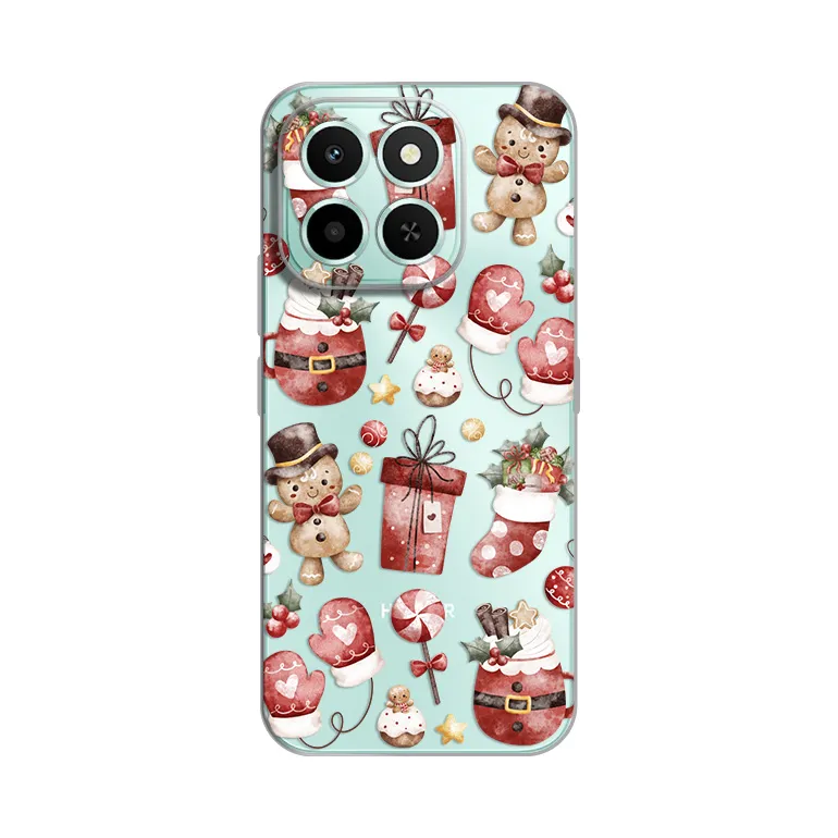 Maska Silikonska Print Skin za Honor X6c Cozy Christmas