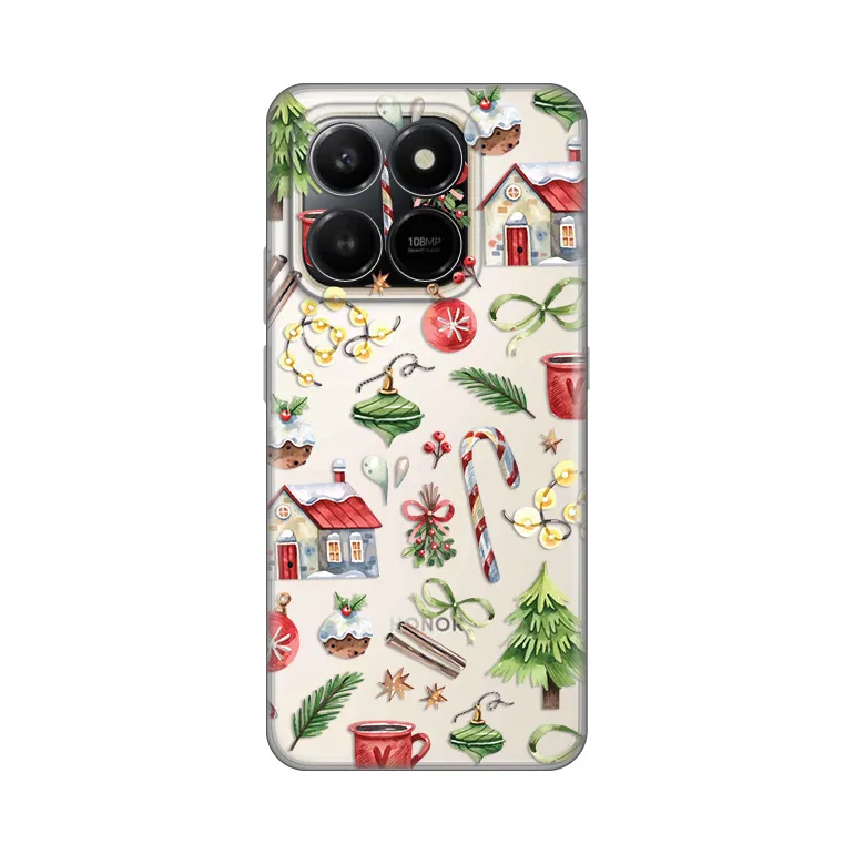 Maska Silikonska Print Skin za Honor X7d 4G/400 Smart 5G Winter Spirit