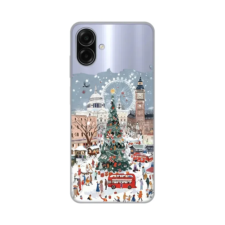 Maska Silikonska Print Skin za Samsung A075F Galaxy A07 Christmas Town