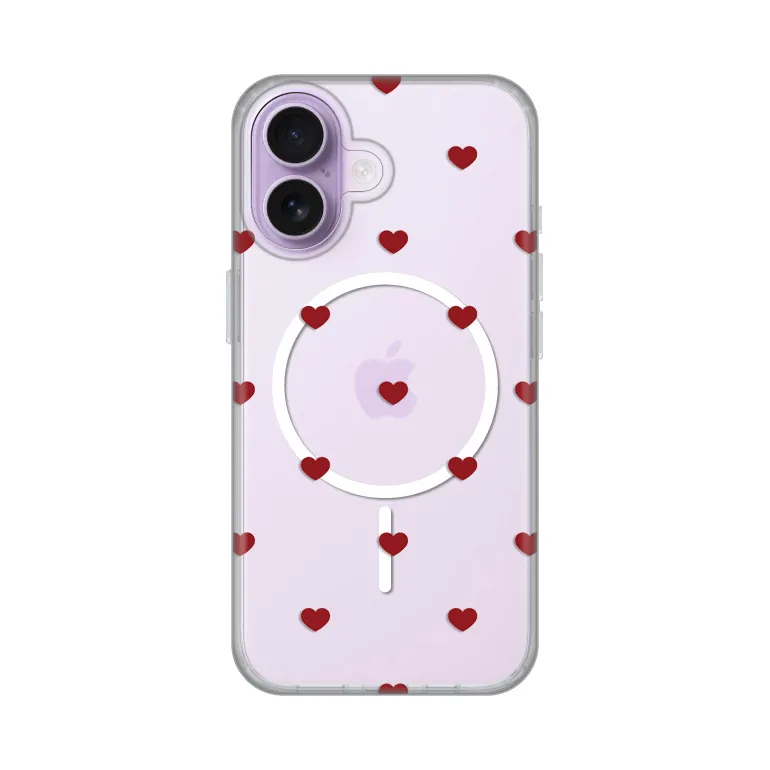 Maska Print Magsafe za iPhone 17 6.3 Red Hearts