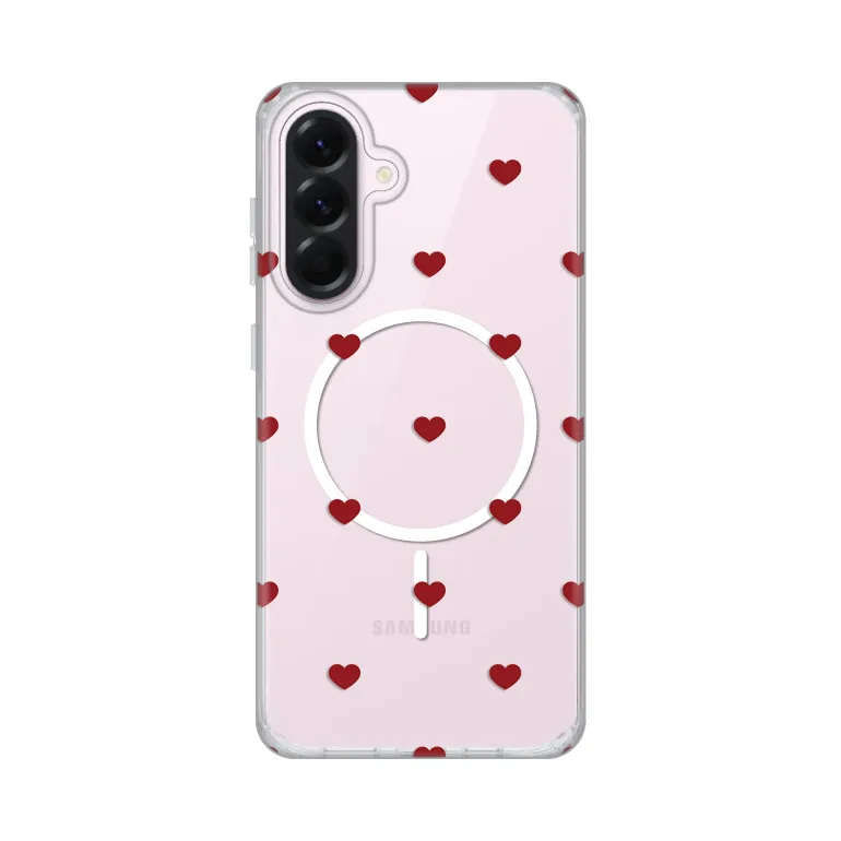 Maska Print Magsafe za Samsung A566B Galaxy A56 Red Hearts