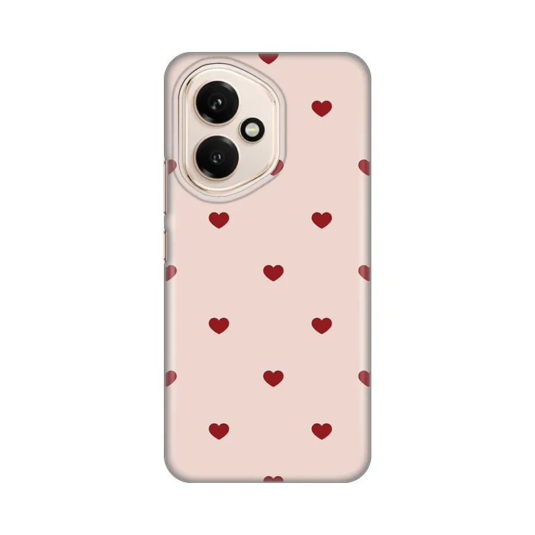 Maska Silikonska Print za Honor 400 Beige Hearts