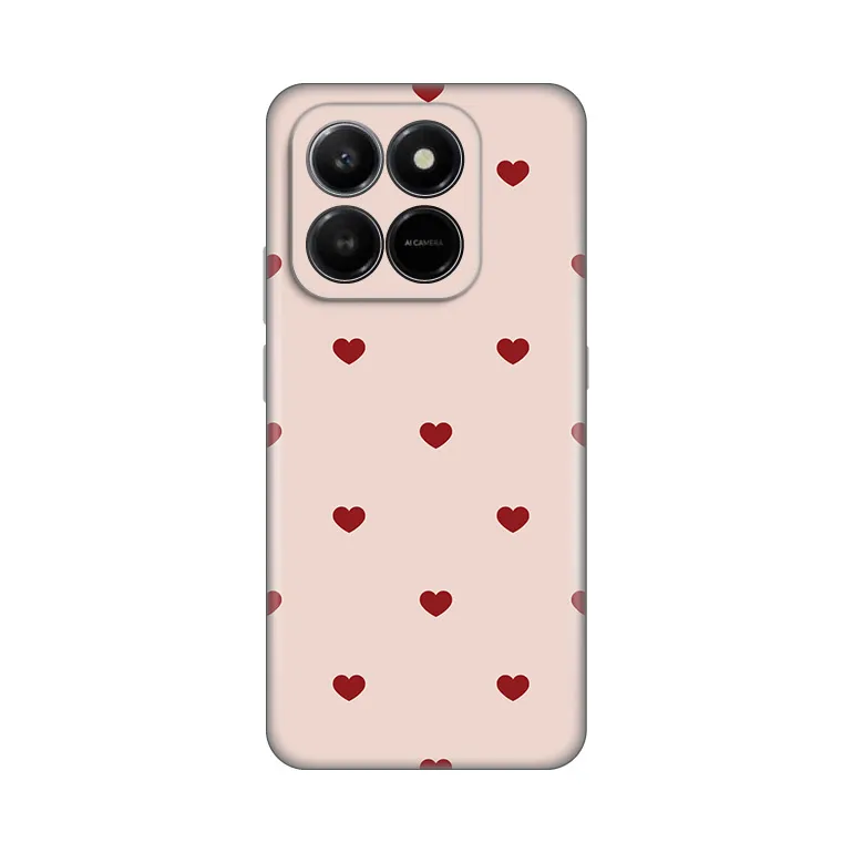 Maska Silikonska Print za Honor X7d 4G/400 Smart 5G Beige Hearts