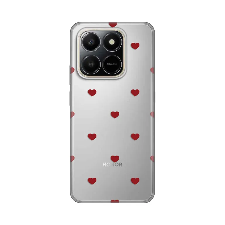 Maska Silikonska Print za Honor X7d 4G/400 Smart 5G Red Hearts