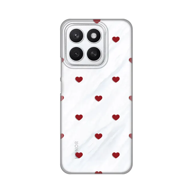 Maska Silikonska Print za Honor X8c Red Hearts