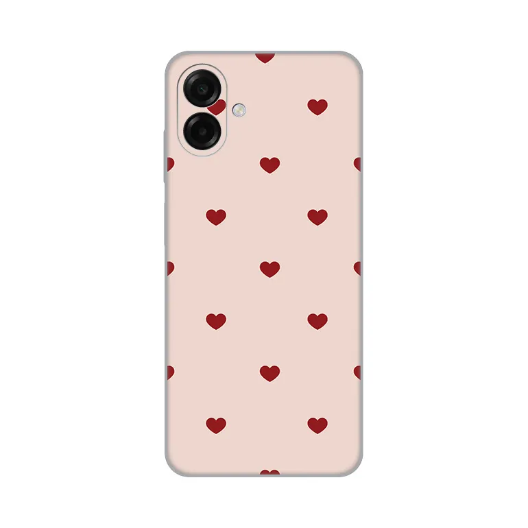 Maska Silikonska Print za Samsung A075F Galaxy A07 Beige Hearts