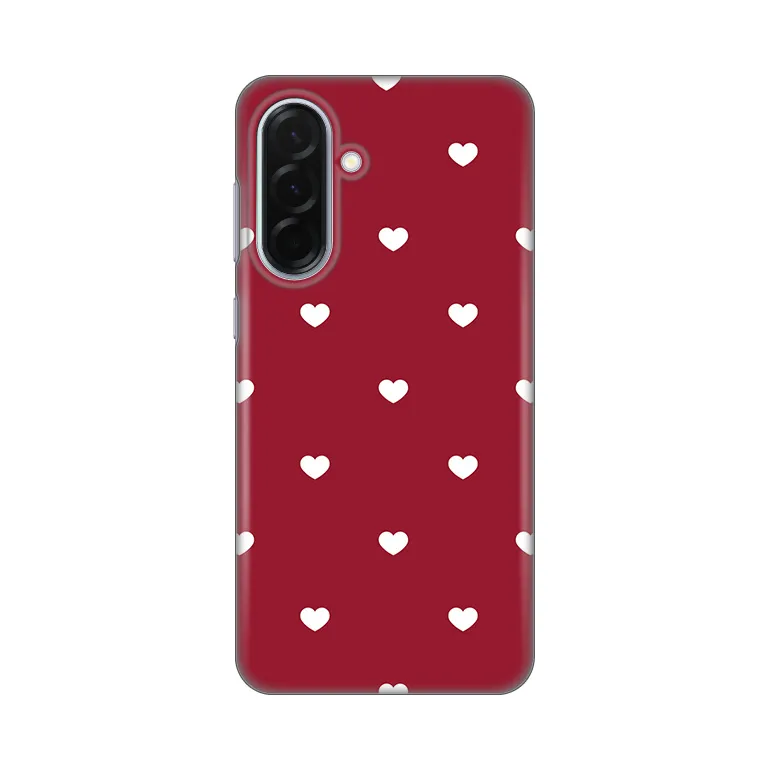 Maska Silikonska Print Skin za Samsung A366B Galaxy A36 5G Burgundy Hearts