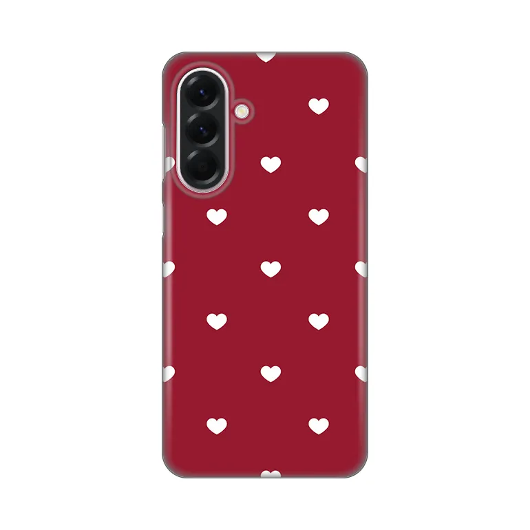 Maska Silikonska Print Skin za Samsung A566B Galaxy A56 5G Burgundy Hearts