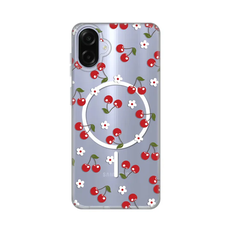 Maska Print Magsafe za Samsung A075F Galaxy A07 Cute Cherries