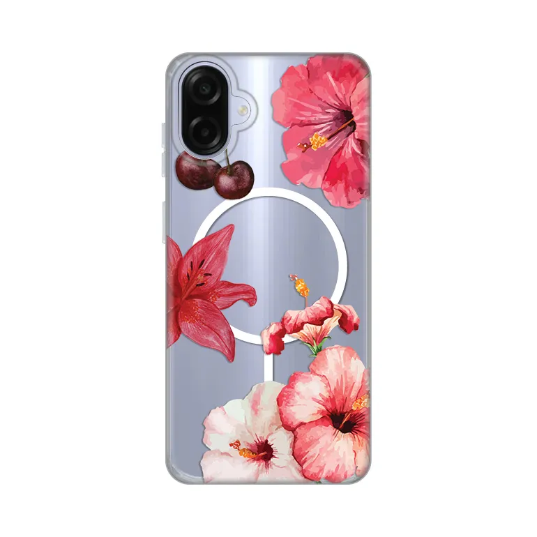 Maska Print Magsafe za Samsung A075F Galaxy A07 Hibiscus