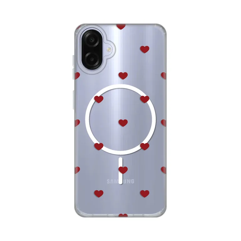 Maska Print Magsafe za Samsung A075F Galaxy A07 Red Hearts