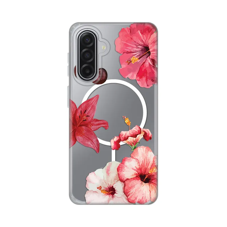 Maska Print Magsafe za Samsung A175F Galaxy A17 Hibiscus