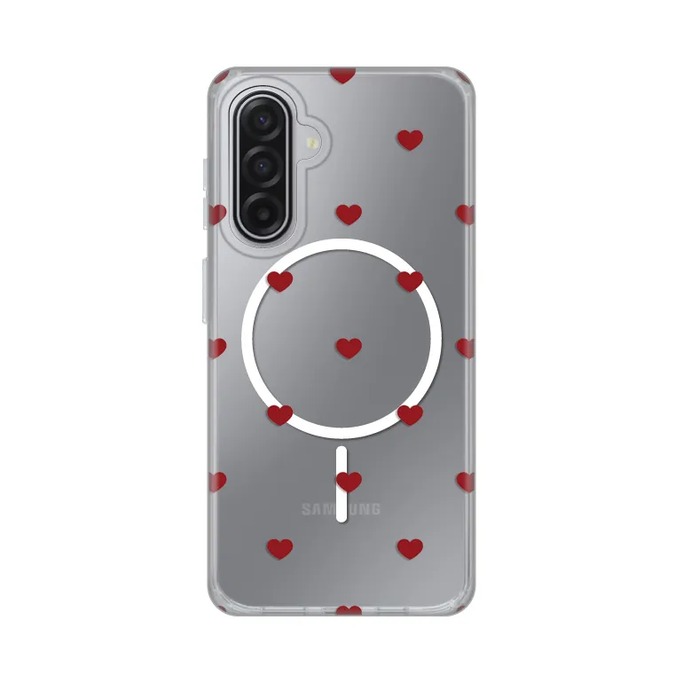 Maska Print Magsafe za Samsung A175F Galaxy A17 Red Hearts