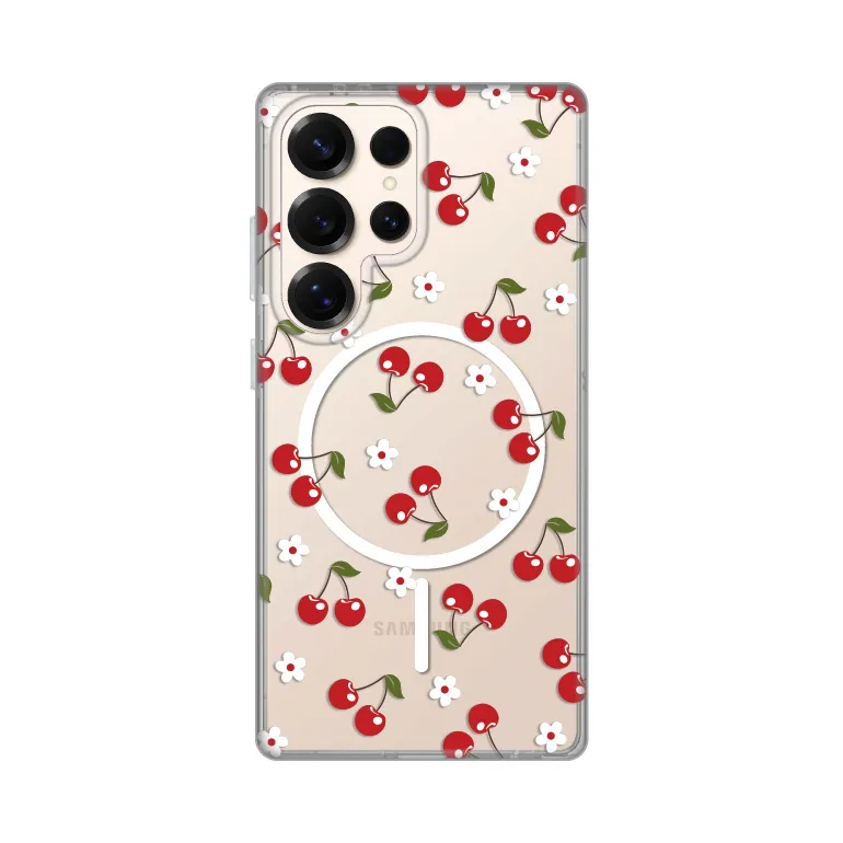Maska Print Magsafe za Samsung S938B Galaxy S25 Ultra Cute Cherries