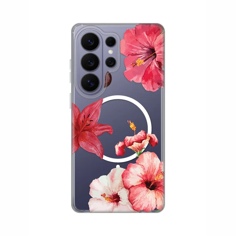 Maska Print Magsafe za Samsung S948B Galaxy S26 Ultra Hibiscus
