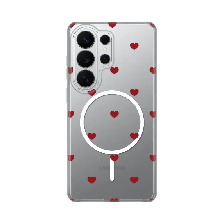 Maska Print Magsafe za Samsung S948B Galaxy S26 Ultra Red Hearts