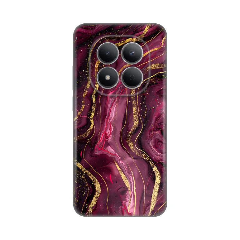 Maska Silikonska Print za Xiaomi Redmi Note 15 Pro 5G Burgundy