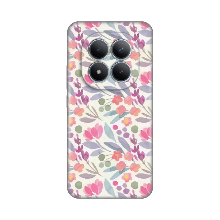 Maska Silikonska Print za Xiaomi Redmi Note 15 Pro Plus 5G Watercolor Flowers