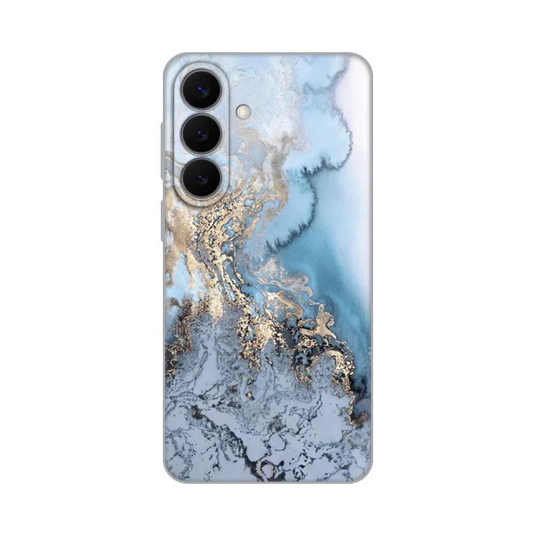Maska Silikonska Print za Samsung S946B Galaxy S26 Plus Blue Gold Marble
