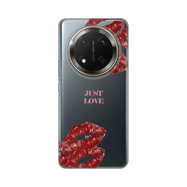 Maska Silikonska Print Skin za Honor Magic 7 Lite Just Love Pink