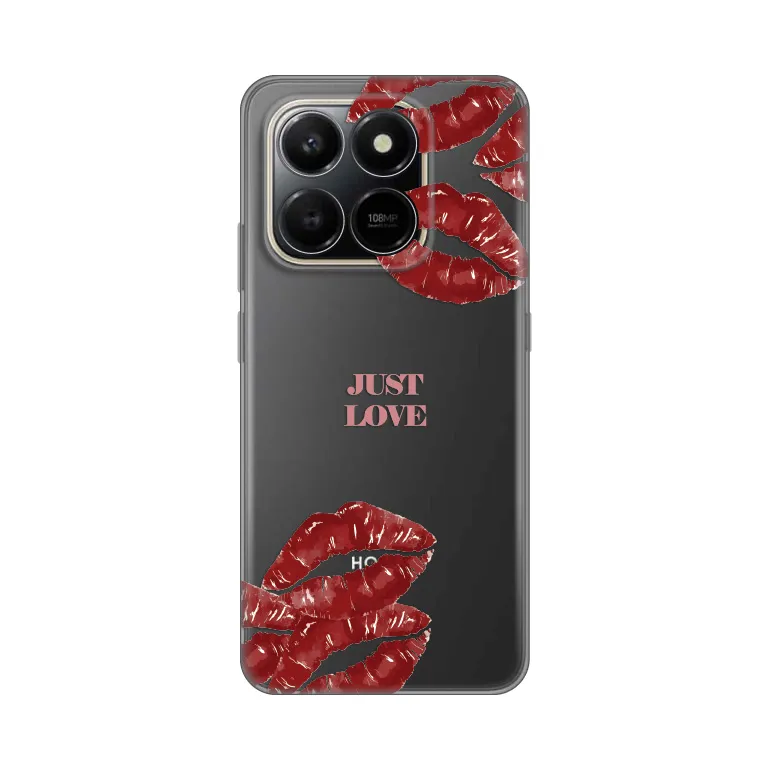 Maska Silikonska Print Skin za Honor X7d 4G/400 Smart 5G Just Love Pink