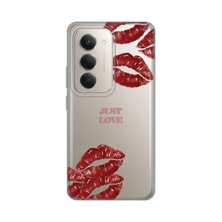 Maska Silikonska Print Skin za Xiaomi Redmi 15 4G Just Love Pink