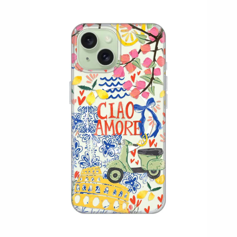 Maska Print Magsafe za iPhone 15 6.1 Ciao Amore