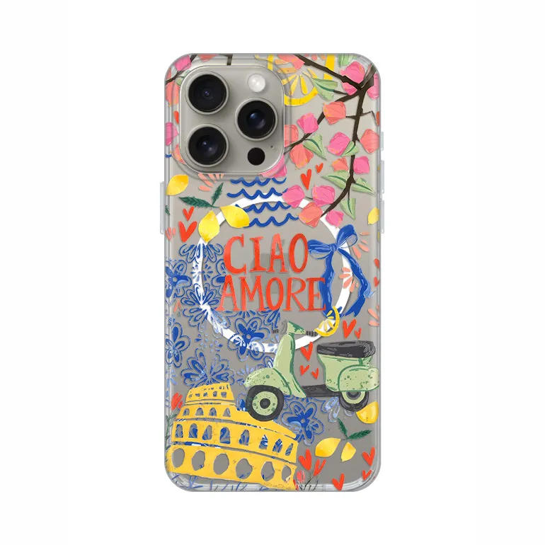 Maska Print Magsafe za iPhone 15 Pro Max 6.7 Ciao Amore